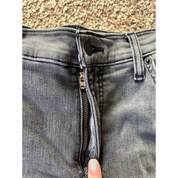 Lucky Brand Bridgette High Rise Skinny Jean, Gray, 14/32, Raw Hem, 26" Inseam - Picture 9 of 15